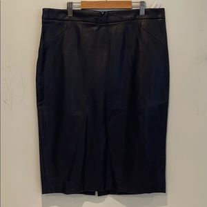 Zara faux leather skirt